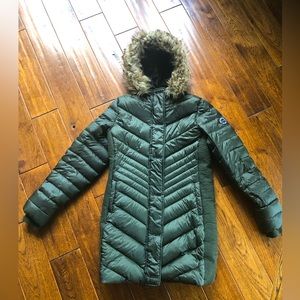 Abercrombie & Fitch thigh length puffer coat